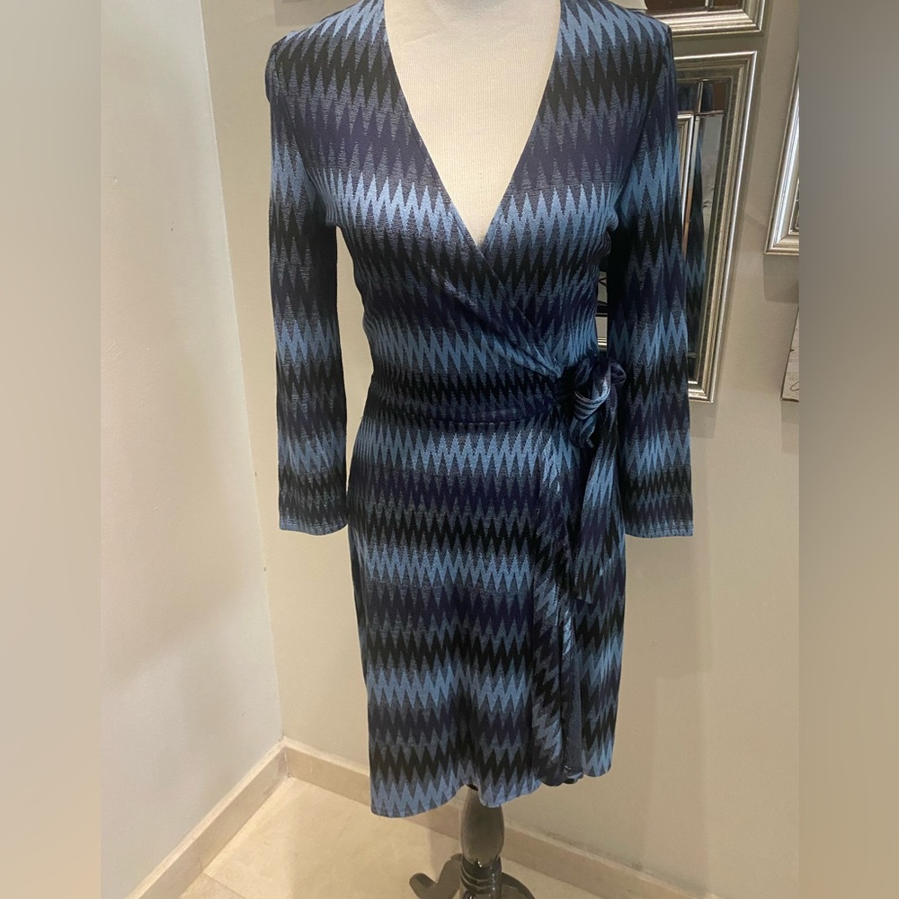 BCBG Maxazria chevron print dress